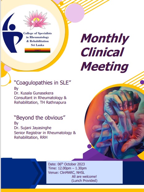 Monthly Clinical Meeting